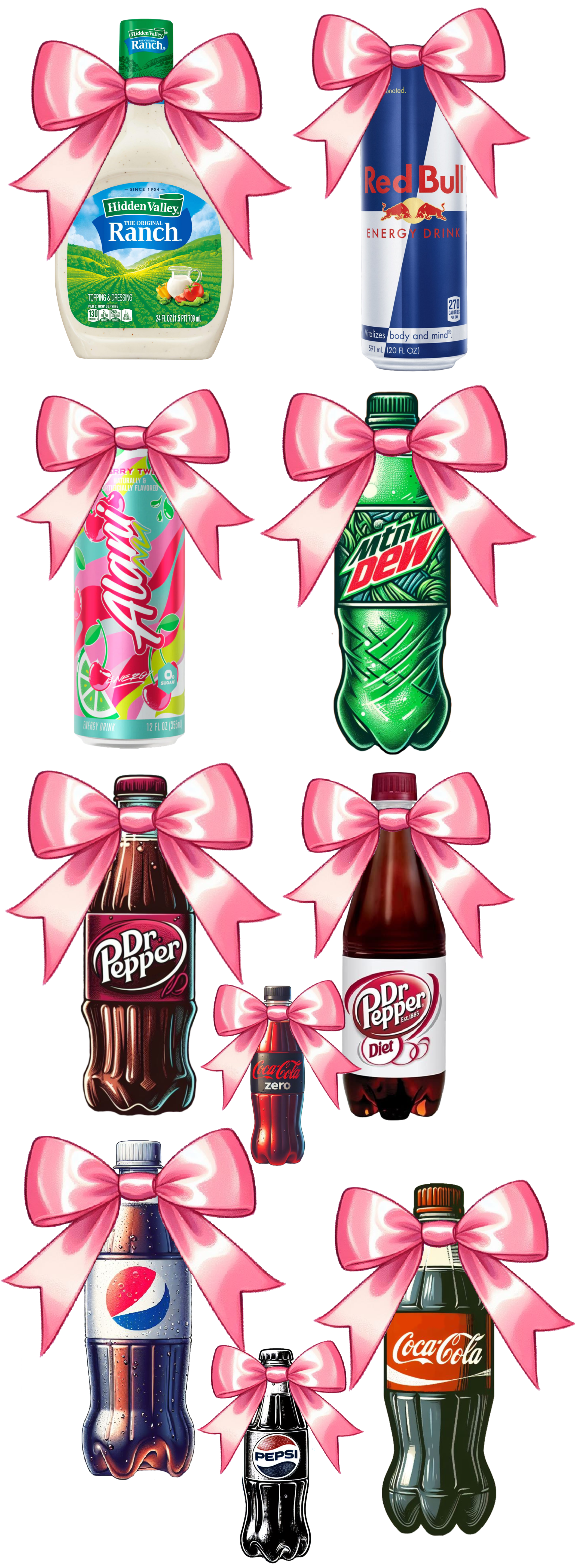 ZZ Threadz - Wholesale Grafisch sweatshirt - Dames - Sweatshirt uit de Preppy Coquette Soda-collectie2