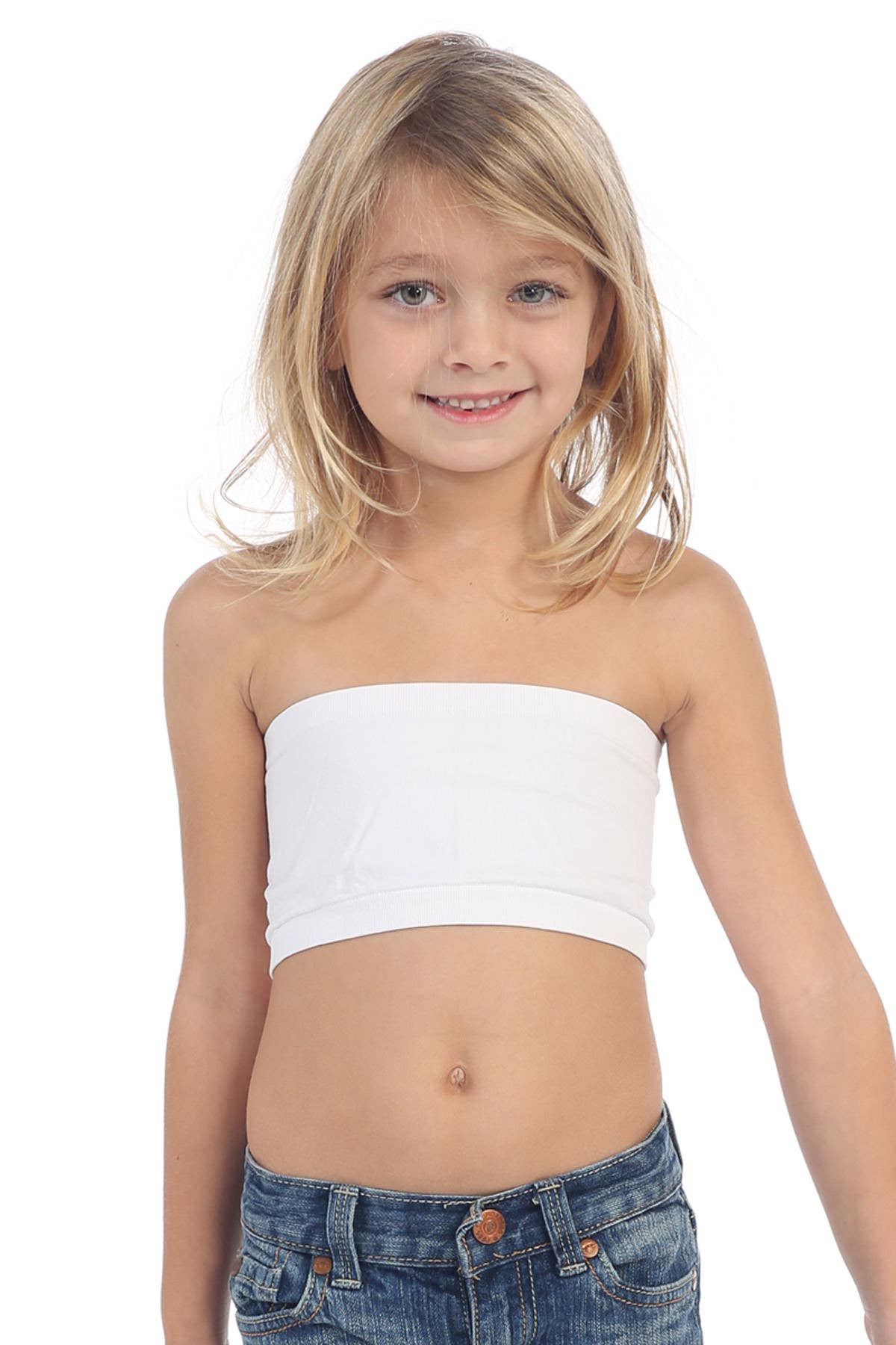 KurveShop - Wholesale Tank Top - Kids - KIDS BANDEAU TUBE TOP11