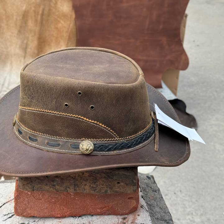 Lesa collection inc - Wholesale Cowboy Hat - Unisex - Norwich Leather Cowboy Hat Western style