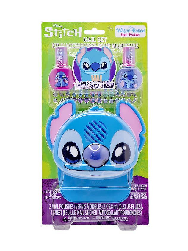 UPD SI0095GG Disney Stitch Manicure Nail Set-12 for wholesale by PINEAPPLE Beauty