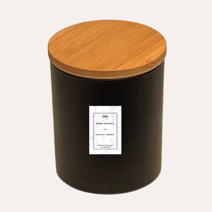 Berry Bonanza (Strawberry - Blueberry) 10Oz soy wax candle for wholesale by WdudCraft