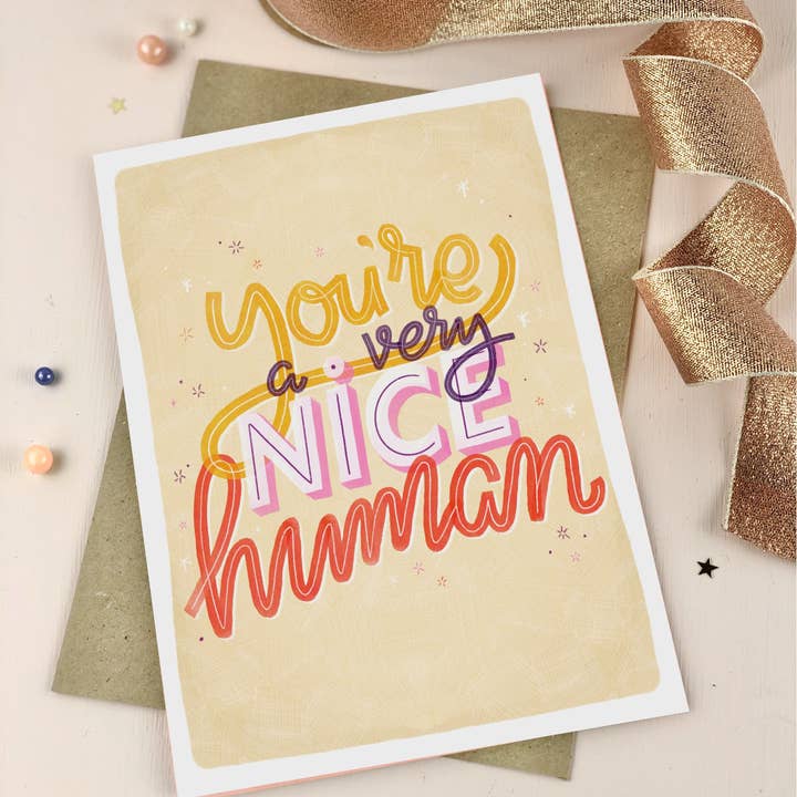Du är en trevlig människa för wholesale av The Little Posy Print Company