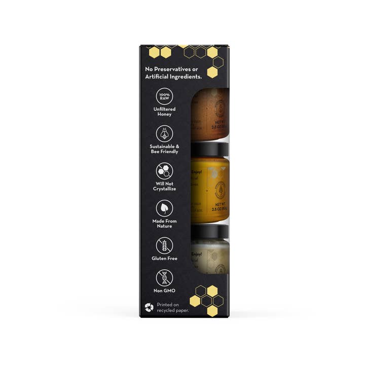 Drizzle Honey – Mel por atacado – Trio Degustação - (3 x 80 g)2