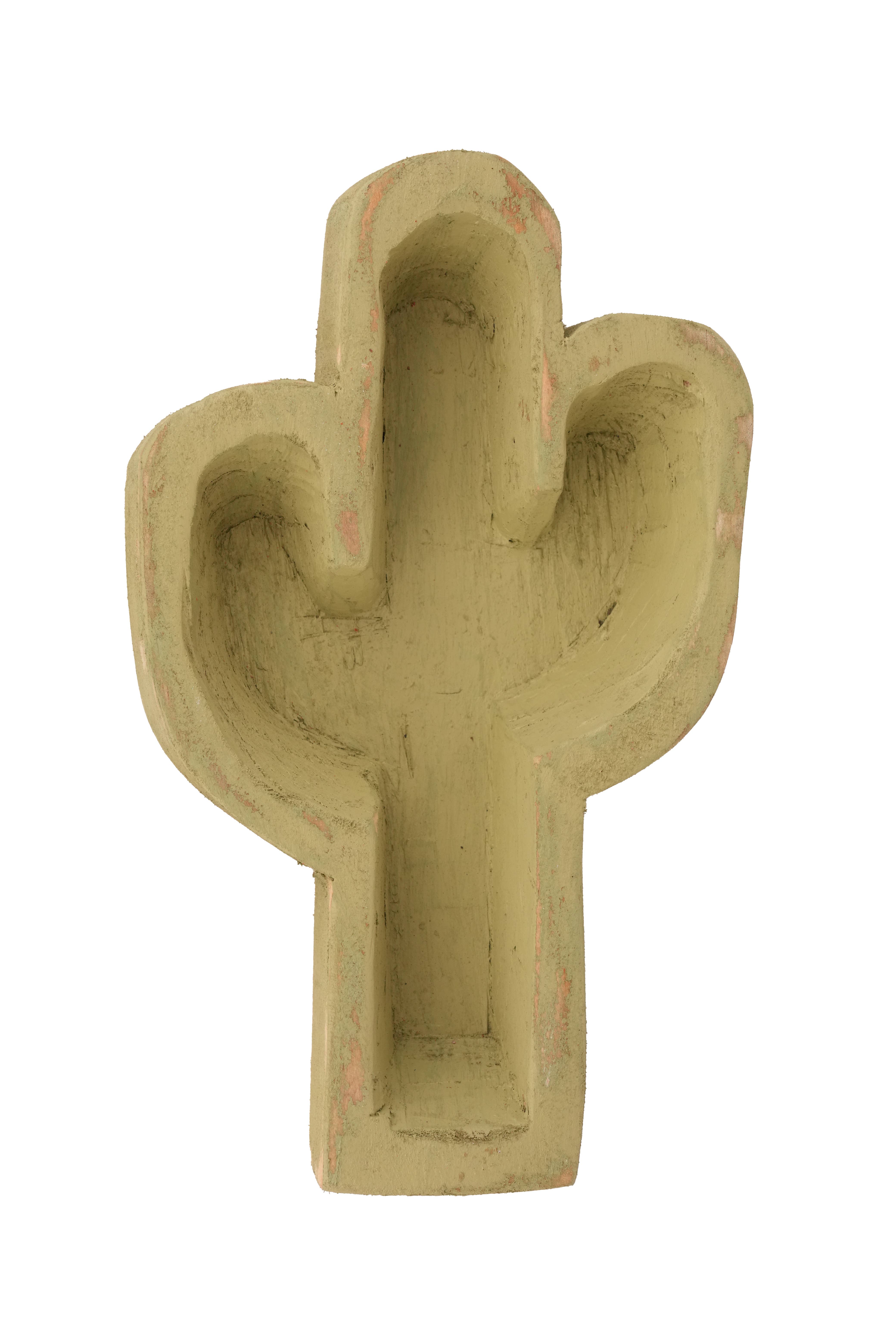 My Amigos Imports - Wholesale Candle Holder - Mini Cactus Bowl-7 x 12-Carved-Candle Ready-Mini Cactus9