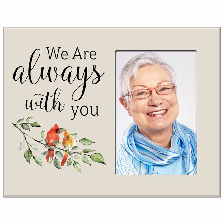LifeSong Milestones - Wholesale Picture Frame - Cardinal We Are Always With You Sympathy Picture Frame