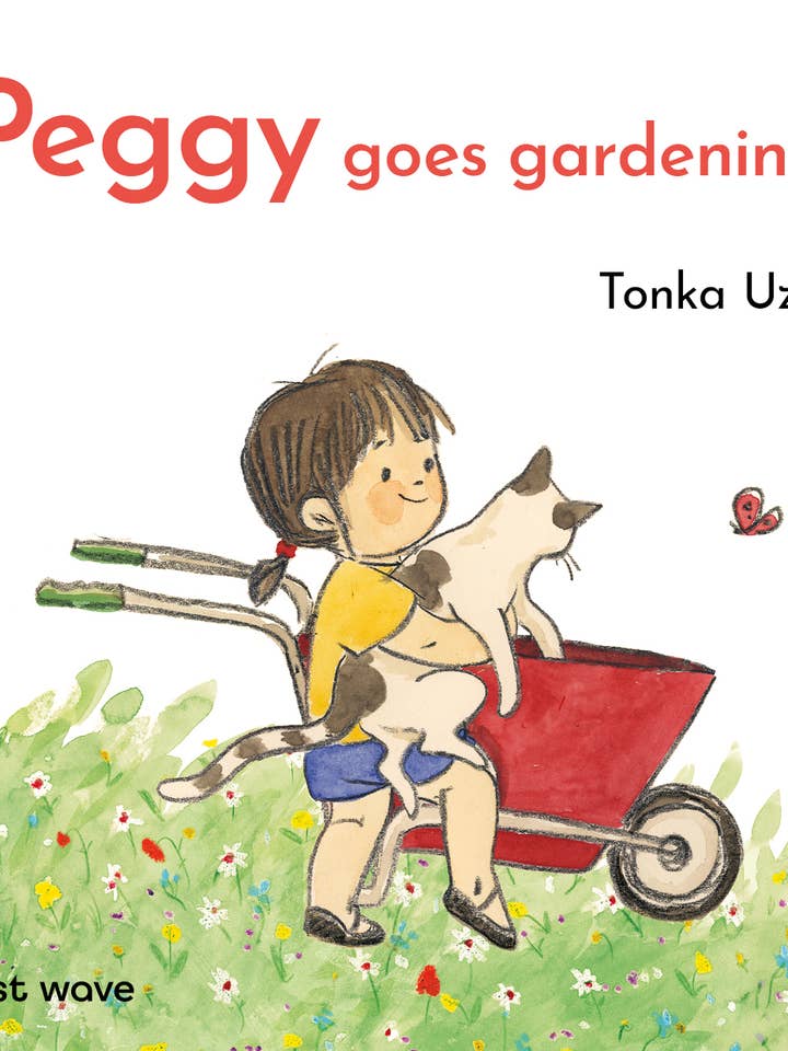 Peggy va jardiner - Vagues de publication pour enfants pour la vente par Bounce Sales & Marketing