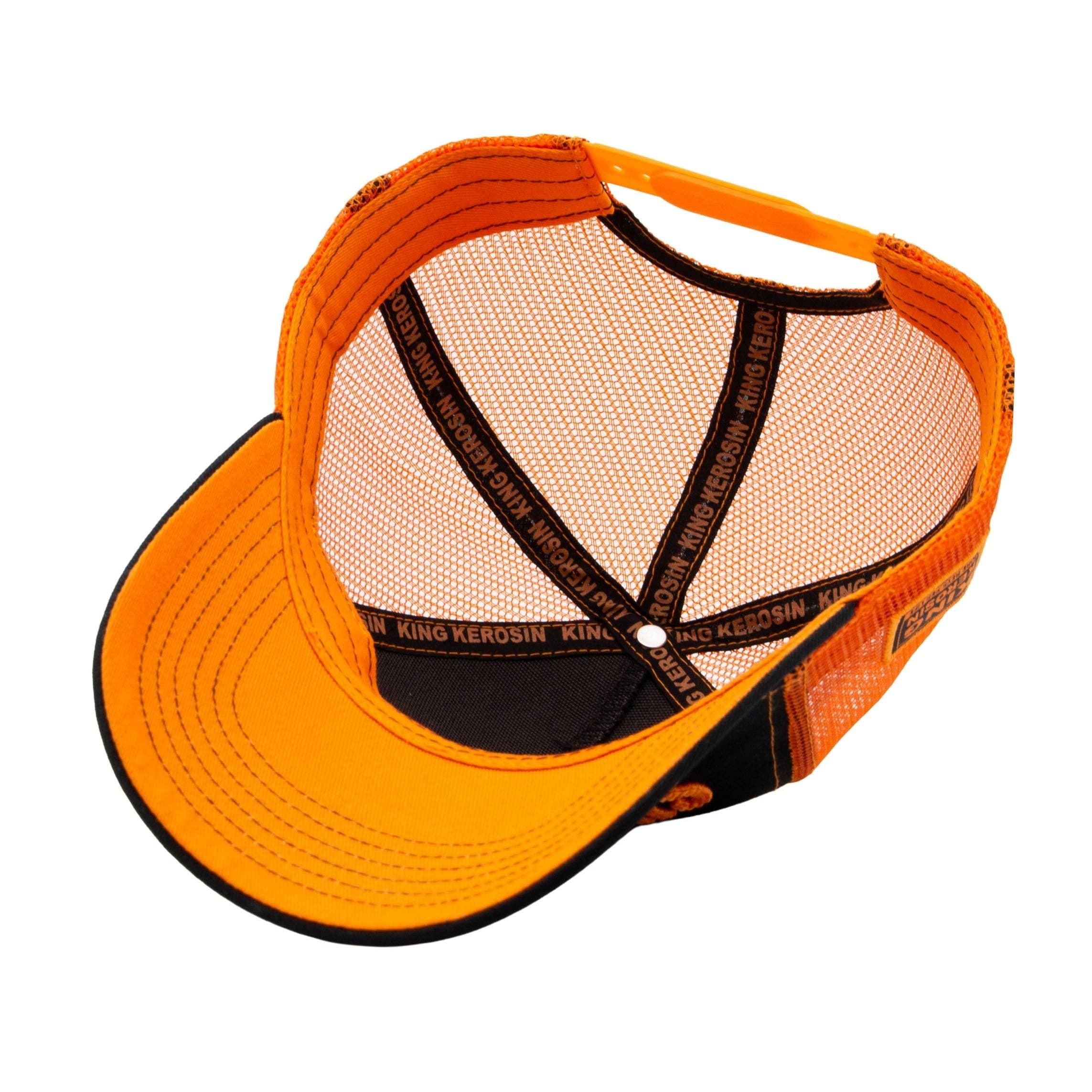 orange Trucker Cap "Shovelhead" for wholesale on Faire4