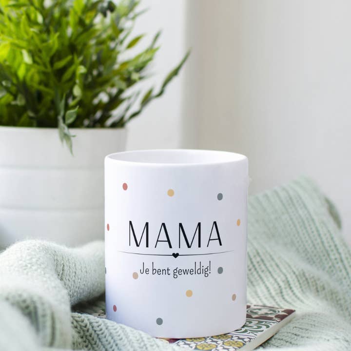 Morsdagskrus - sød gave til mor med tekst for engroshandel hos Birds & Crafts