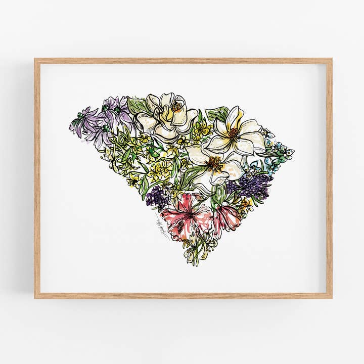 South Carolina Fine Art Print for wholesale by Amanda Klein Co.