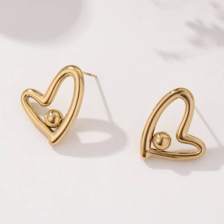 Pendientes de botón - Henrietta para venta al por mayor de Lovelika