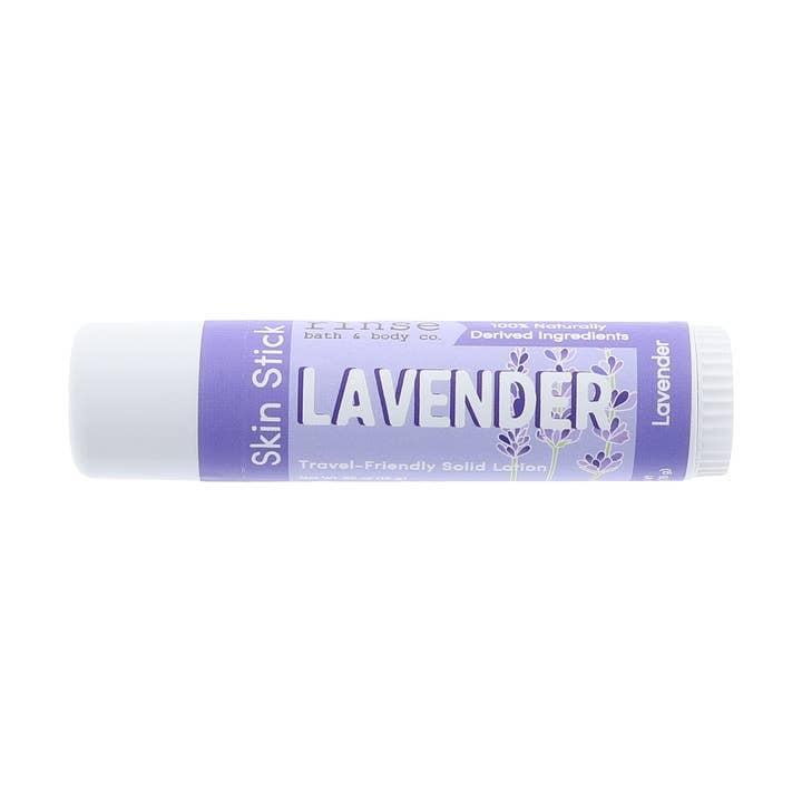 Skin Stick Solid Lotion - Lavender for wholesale by Rinse Bath Body Inc