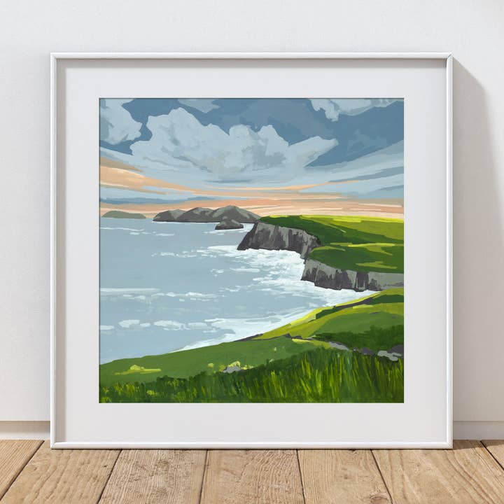 "Ring of Kerry" | Print on Canvas for wholesale by E. Anderson Art