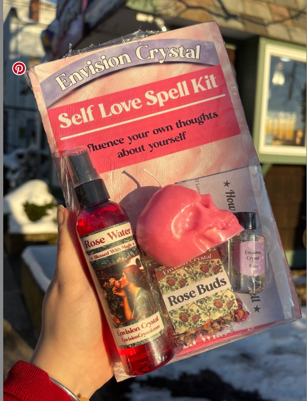 Envision Crystal - Wholesale Meditation Supplies - Self Love Manifestation Spell Kit- Handmade - Ritual Kit