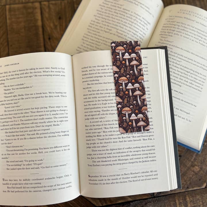 Little Turkey Shoppe - Wholesale Bookmark - Mushroom Bookmark Set, Cottagecore2
