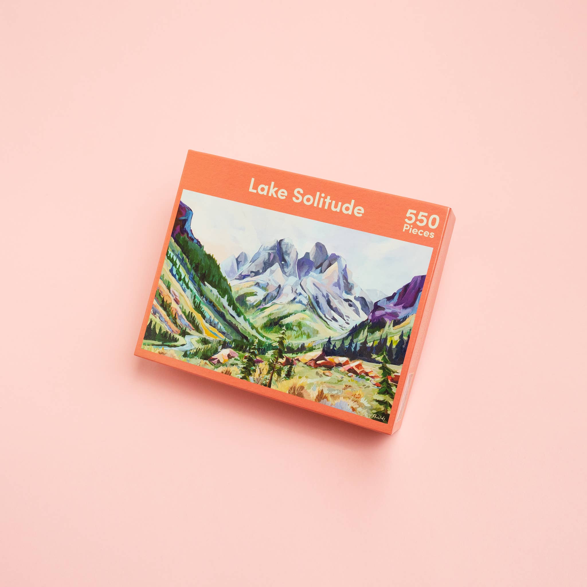 Set It Down - Wholesale Puzzle - Adult - Lake Solitude Puzzle 550 Piece Jigsaw Puzzle1