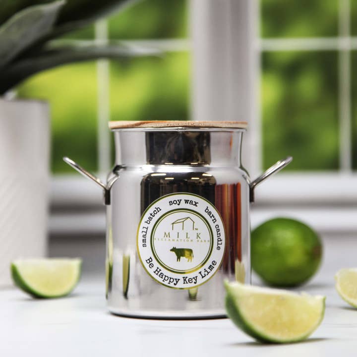 Milk Reclamation Barn - Wholesale Jar/Filled Candle - Stainless Milk Churn Candle - 12.5 oz44