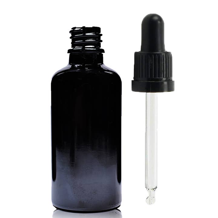 AWGifts Europe - Wholesale Essential Oil Holder - Black Dropper Bottles - 50ml2