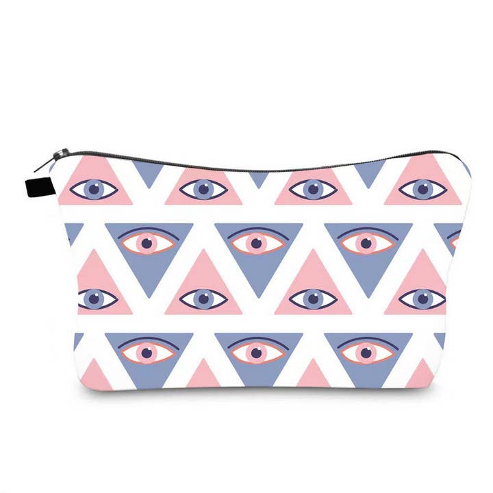 ACCITY - Wholesale Makeup/Cosmetic Bag - TRAVEL DEVIL'S EYE PRINT COSMETIC BAG_CWAB225212