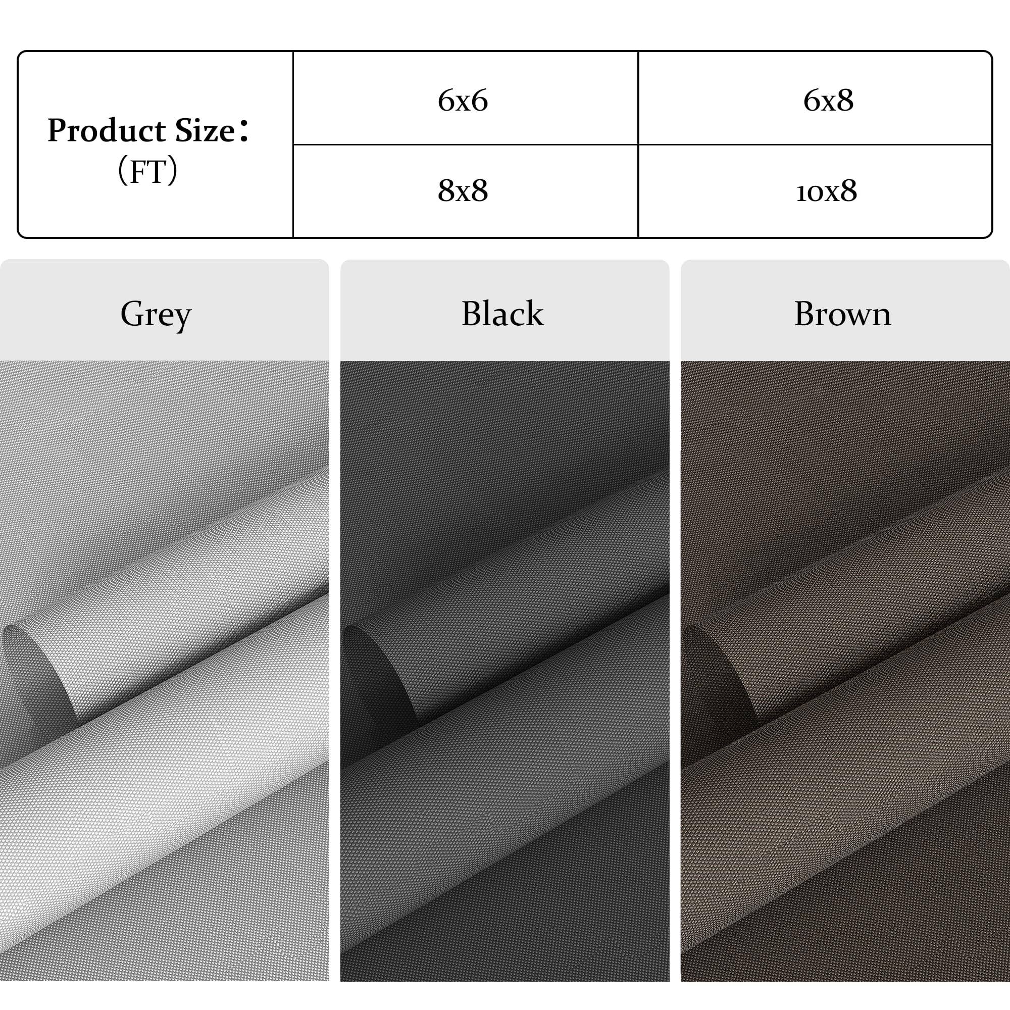 Heynemo - Wholesale Curtain - Outdoor Roller Shades for Patio with New Operation Mode2