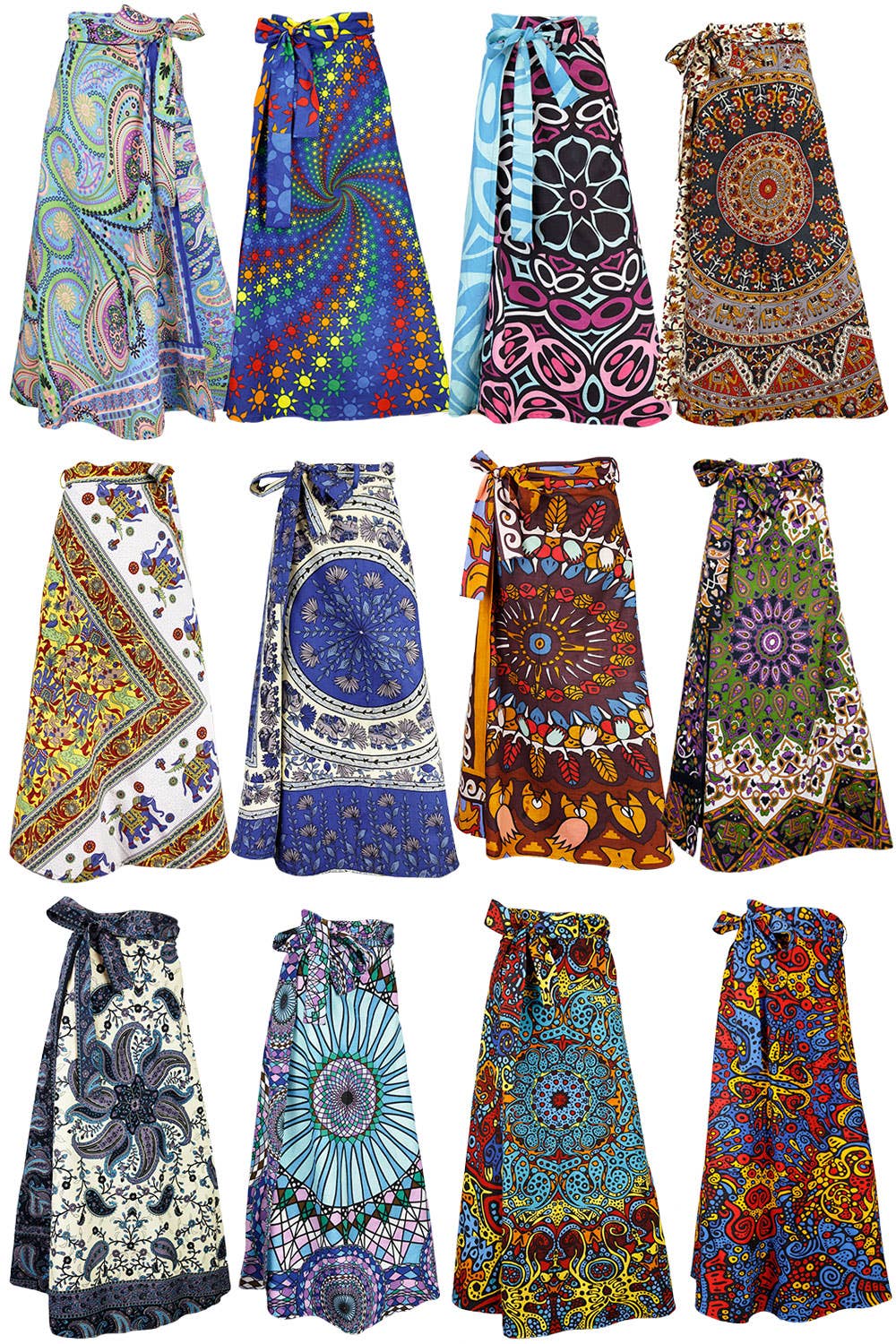 Sunshine Joy - Wholesale Skirt - Women's - Wholesale Lot of 12 Assorted Hippie Skirts1