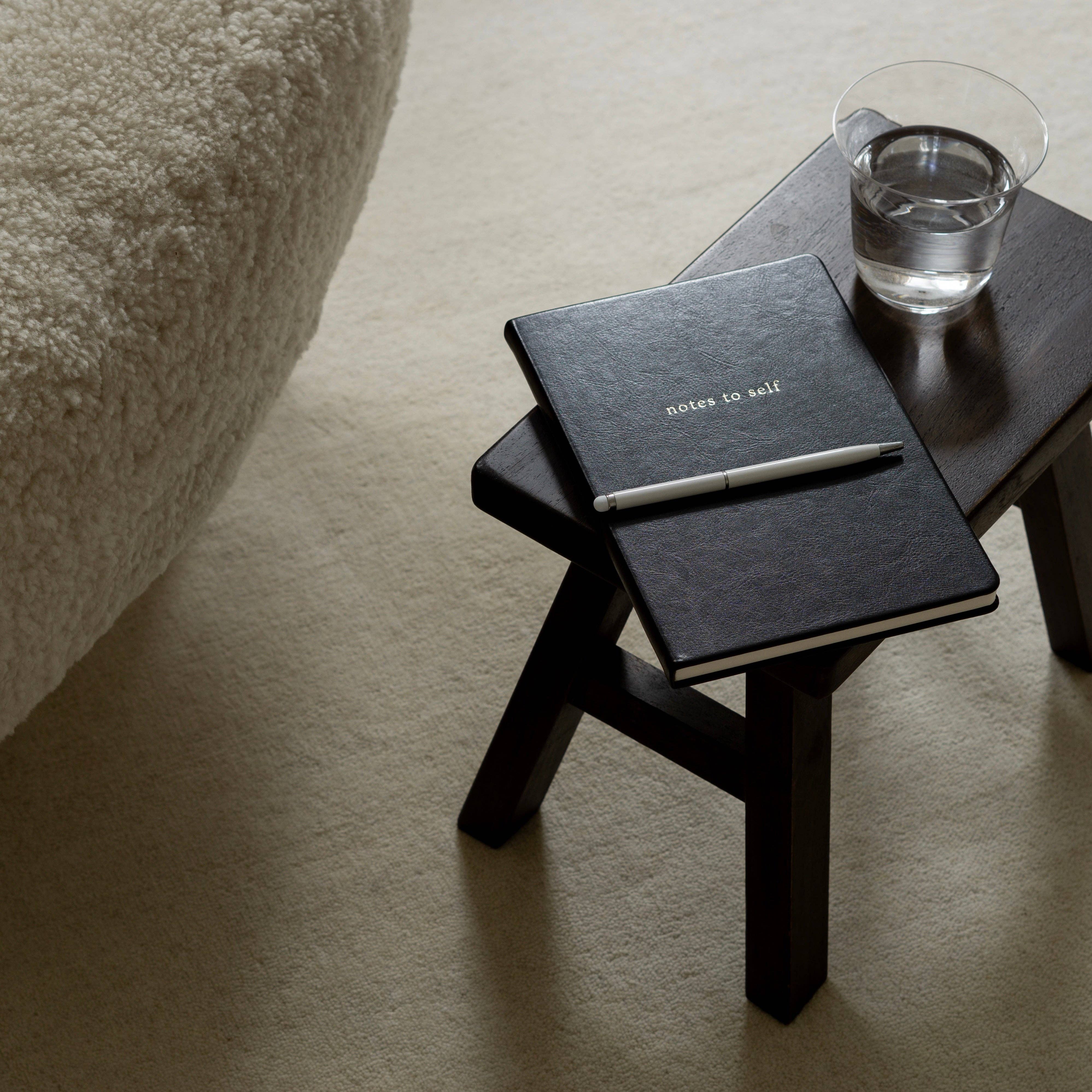 Inside Then Out - Wholesale Journal/Diary - Notes to Self Lined Journal - Black4