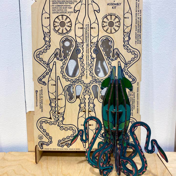 JCR WORK - Wholesale DIY Craft Kit - MOLLUSCA : DIY COLOR GIANT SQUID1