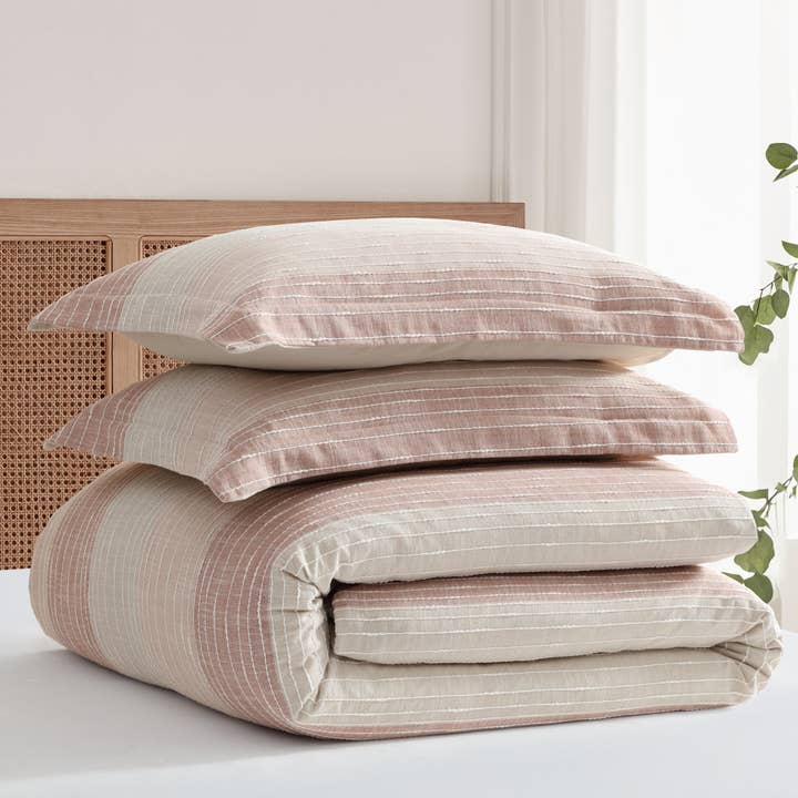 Levtex Home - Vendita all'ingrosso Set di lenzuola - Set copripiumino e trapunta Sand Stripes28