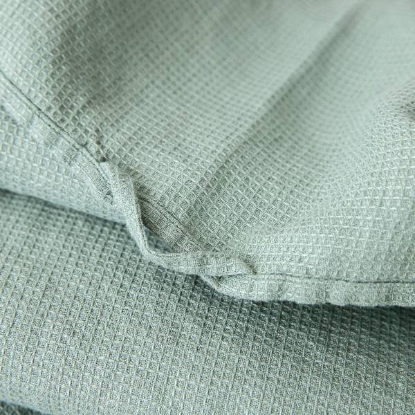 LinenMe - Wholesale Hand towel - Linen Hand Towels Spa Green Washed Waffle3
