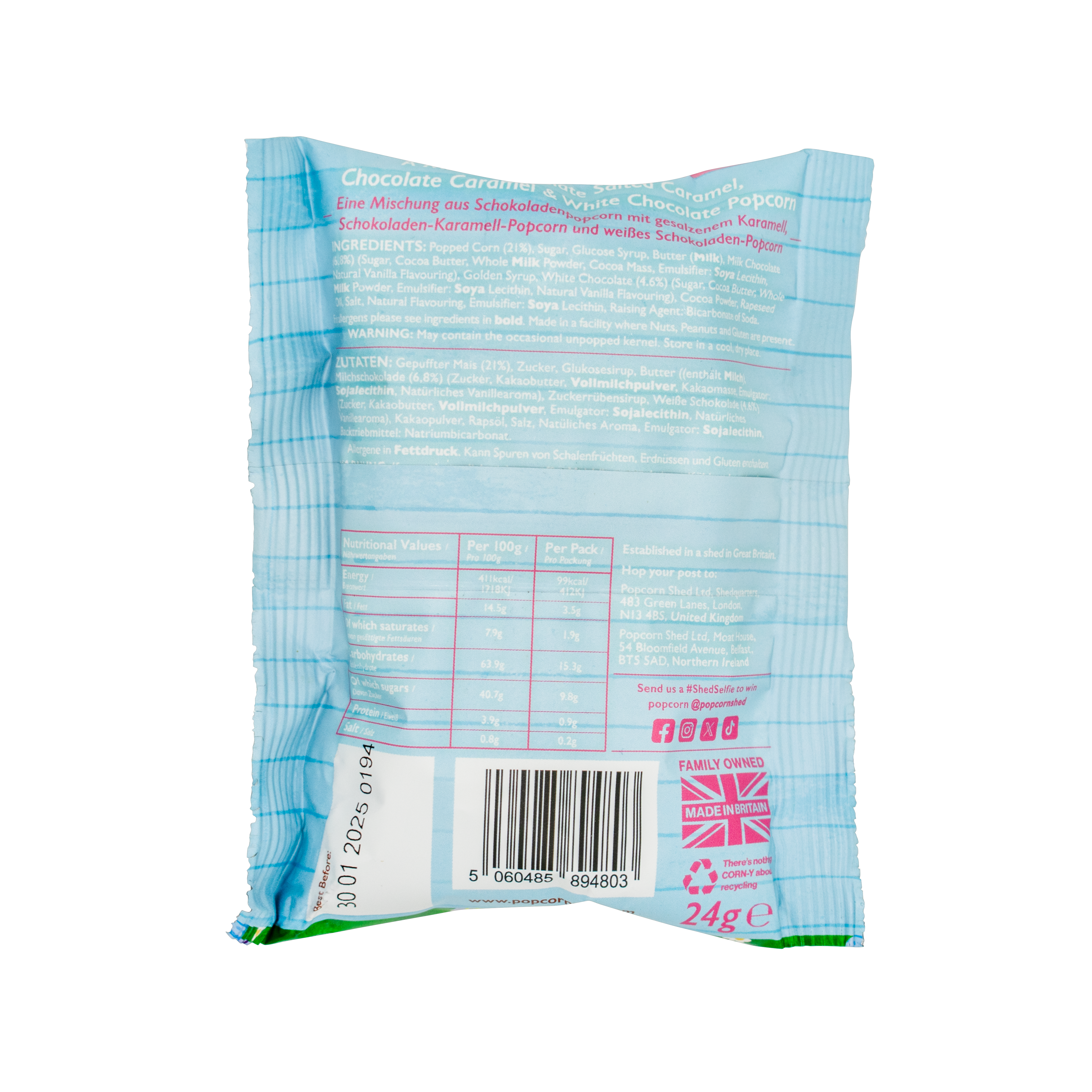 Popcorn Shed – wholesale Popcorn – Chocolate Trio Popcorn Snack Pack - Bunny Mix2