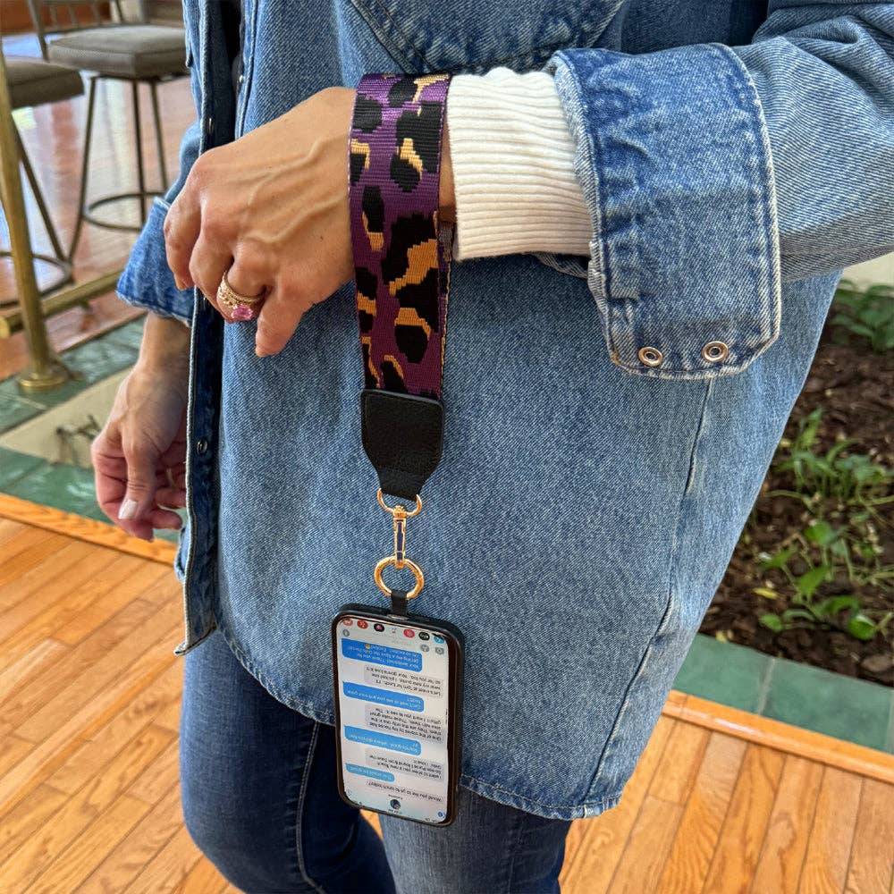 Save The Girls - Wholesale Bag Strap - Women's - Clip & Go Strap with Pouch - Leopard Collection13