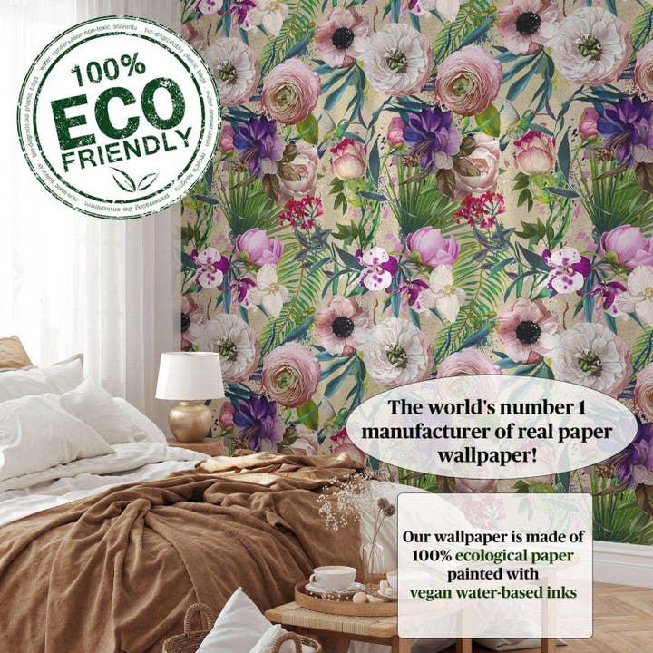 Wallpapers4Beginners - Wholesale Wallpaper - Carta da parati floreale8