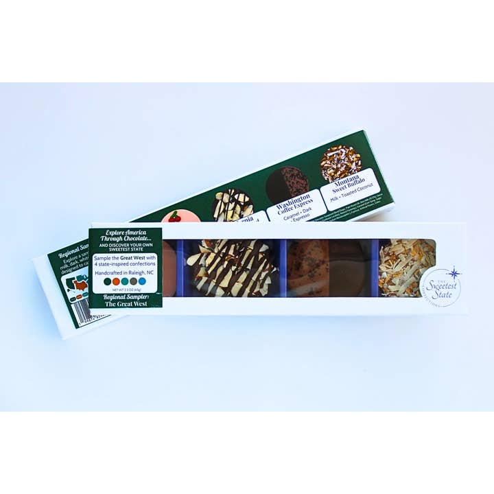 The Great West Sampler for wholesale by The Sweetest State Confections