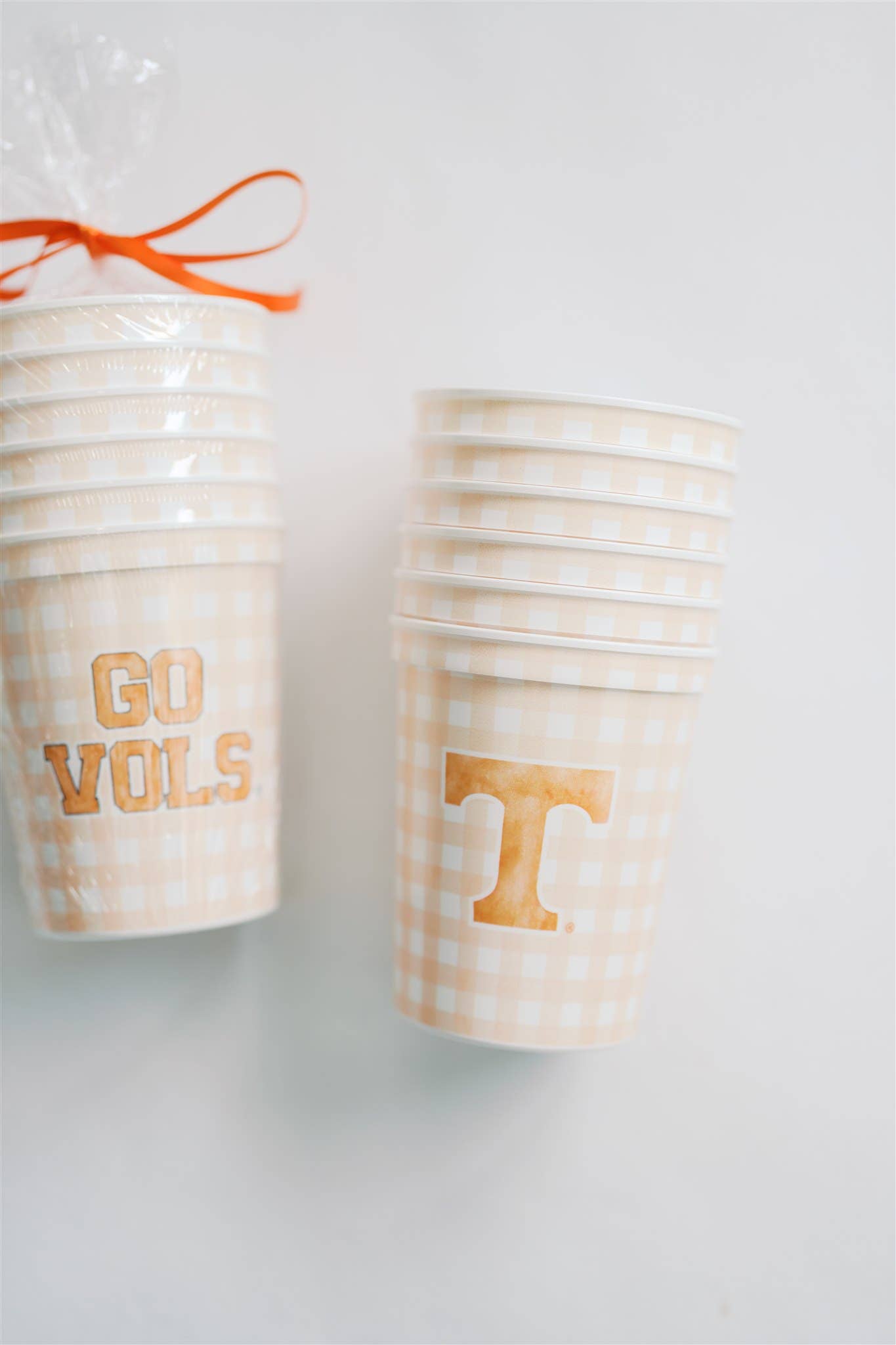 Gracefully Made Art - Vente Gobelets jetables - Ensemble de gobelets du stade Tennessee "Go Vols"1