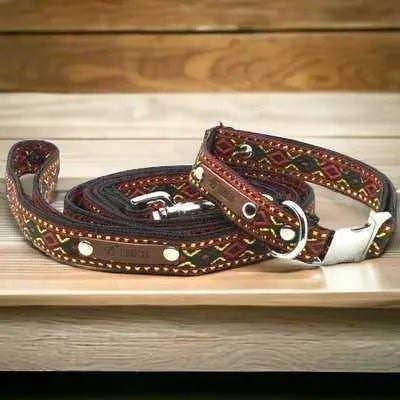 Finnigan's Luxe Handcrafted Dog Collar Set for wholesale by Finnigan