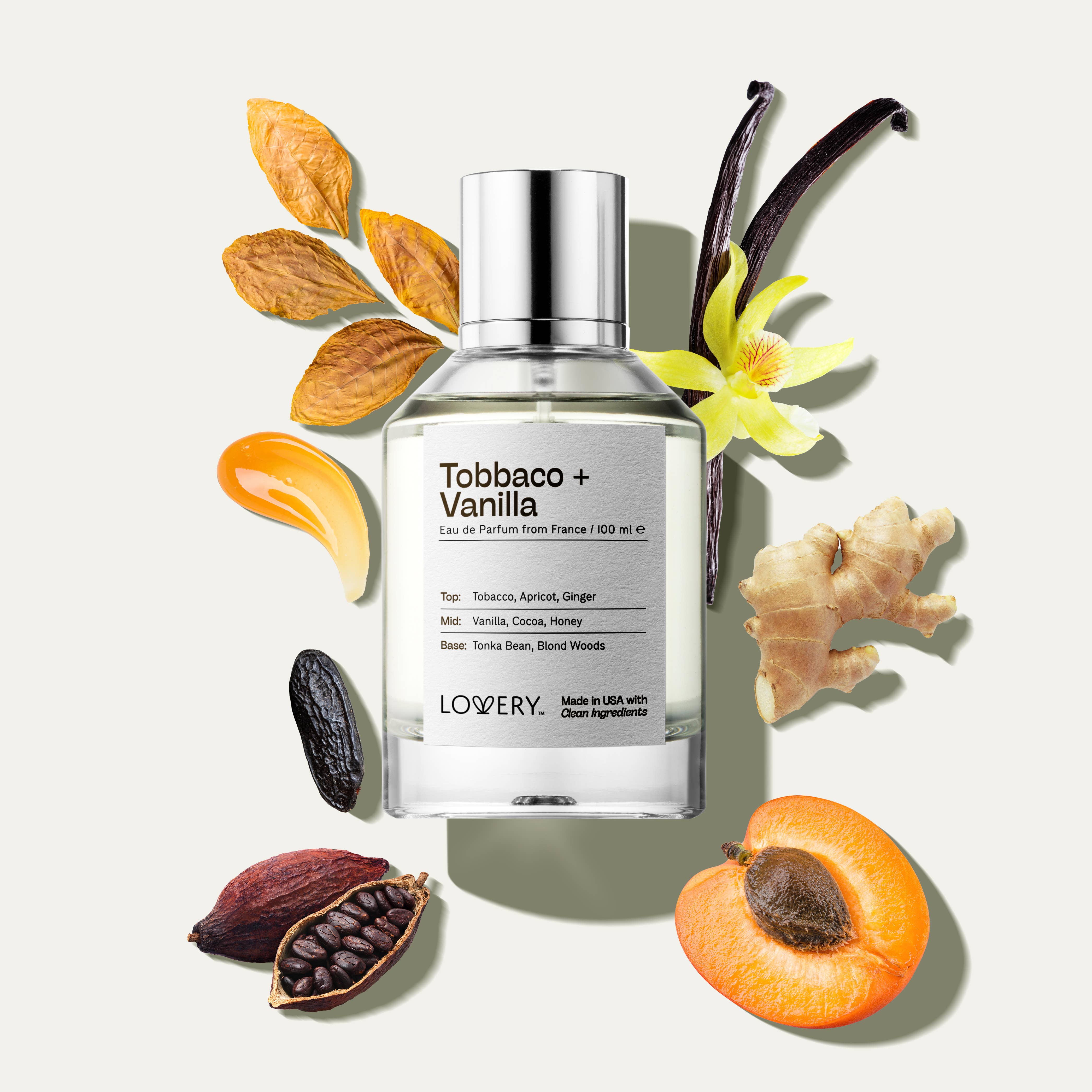 Lovery - Wholesale Perfume/Eau de Toilette - Tobacco and Vanilla Eau de Parfum, Made in USA, 3.4 oz3