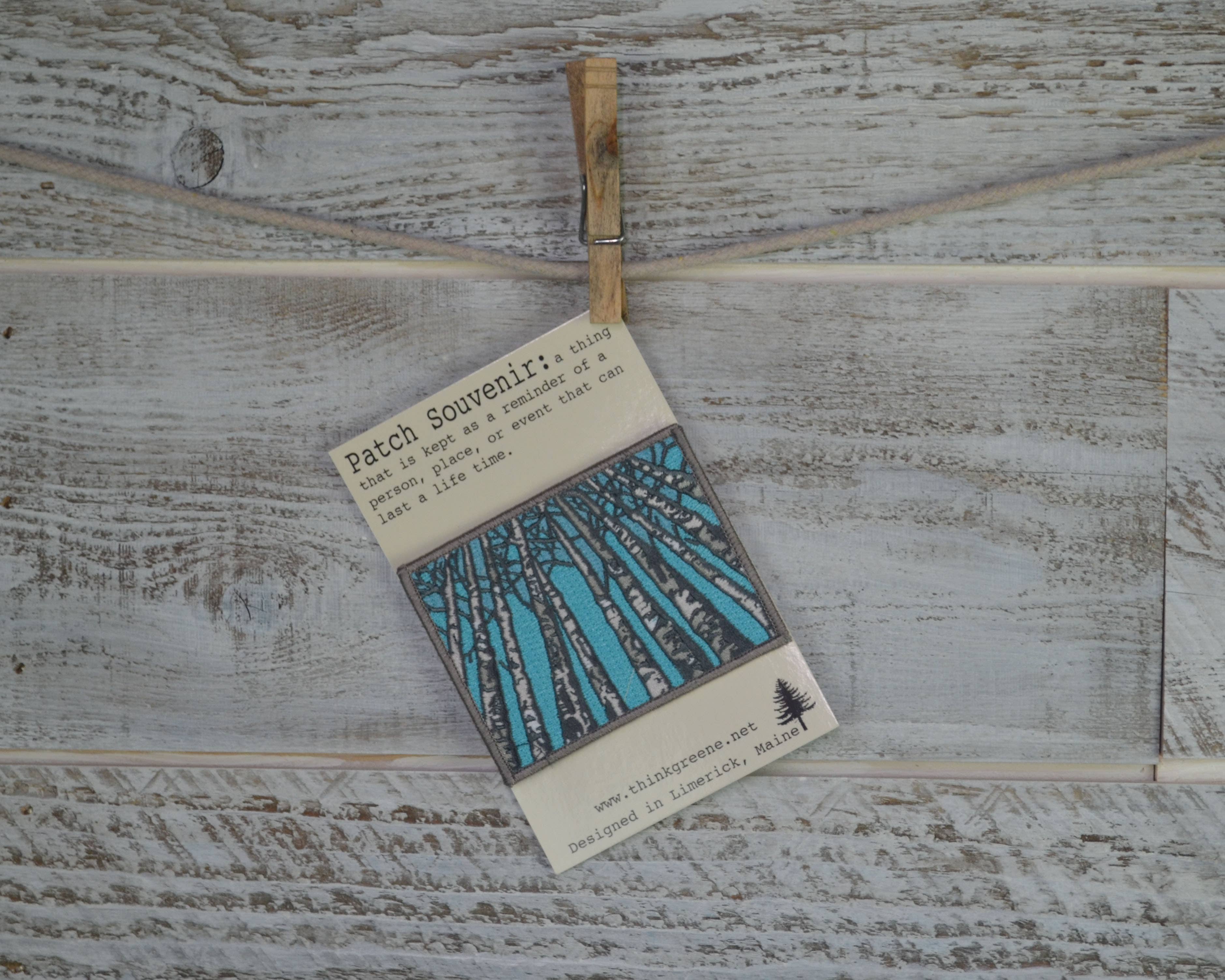 Think Greene - Wholesale Patch - Birch Tree Embroidered Patch1