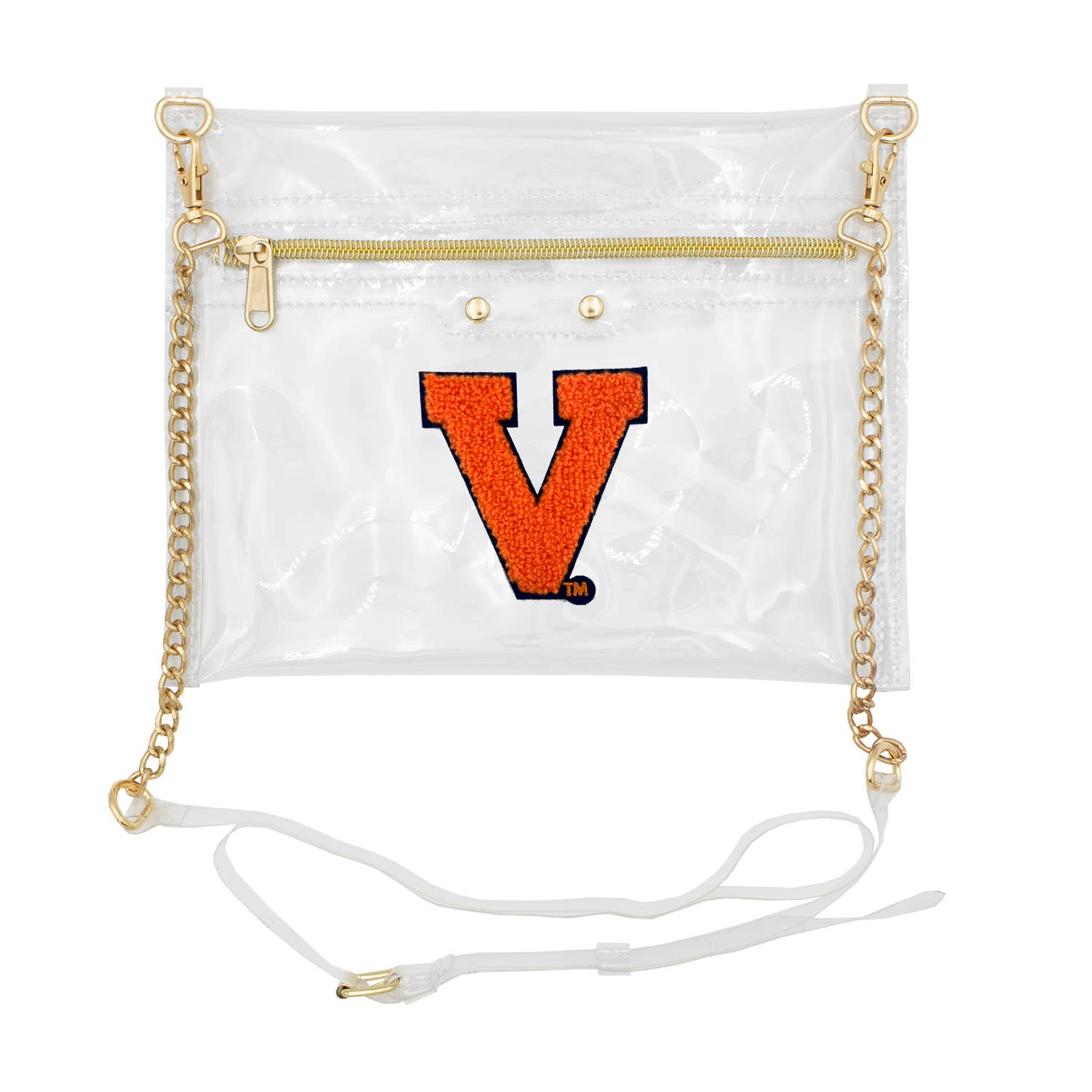 Capri Designs - Wholesale Crossbody Bag - Women's - VARSITY PATCH FLAT CROSSBODY11