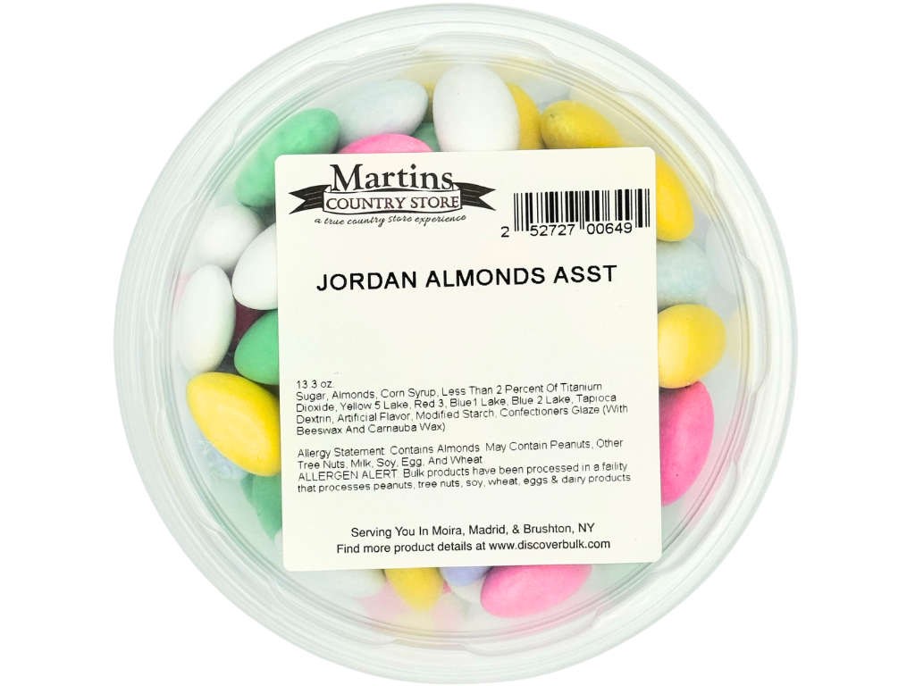 Martin's Country Store LLC - Wholesale Nuts - JORDAN ALMONDS 13.3oz3