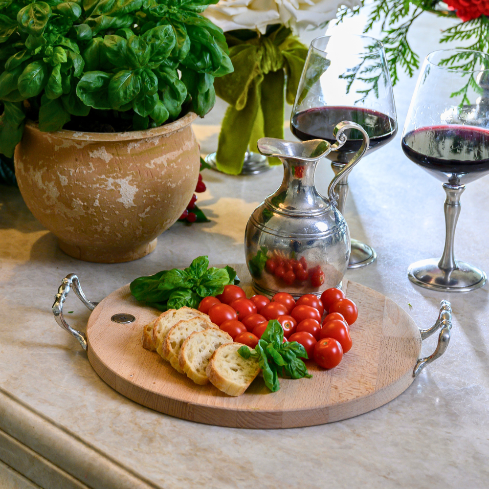 Arte Italica & Crown Linen Designs - Wholesale Pitcher - Peltro Petite Pitcher - New1