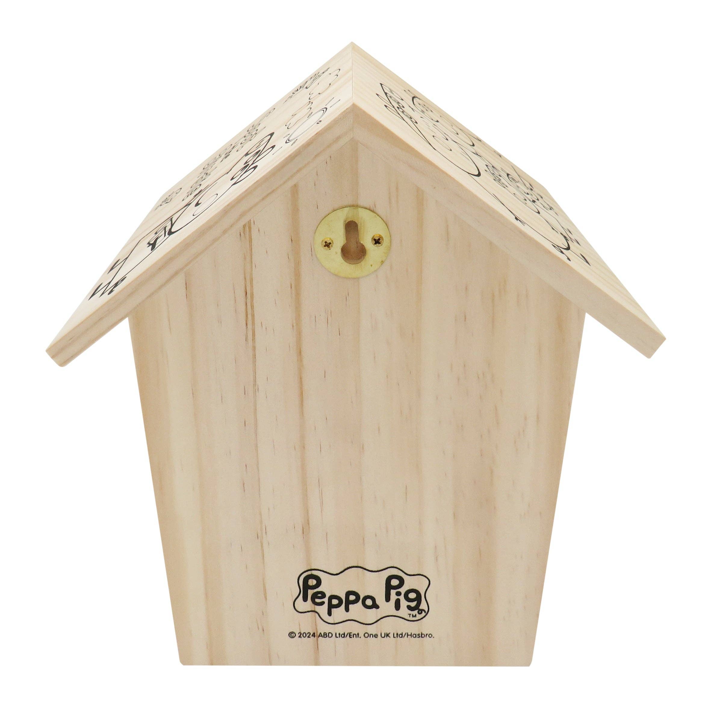 Robert Frederick Ltd - Venta al por mayor Kit de manualidades - Niños - Peppa Pig Pinta tu propia casita para pájaros3