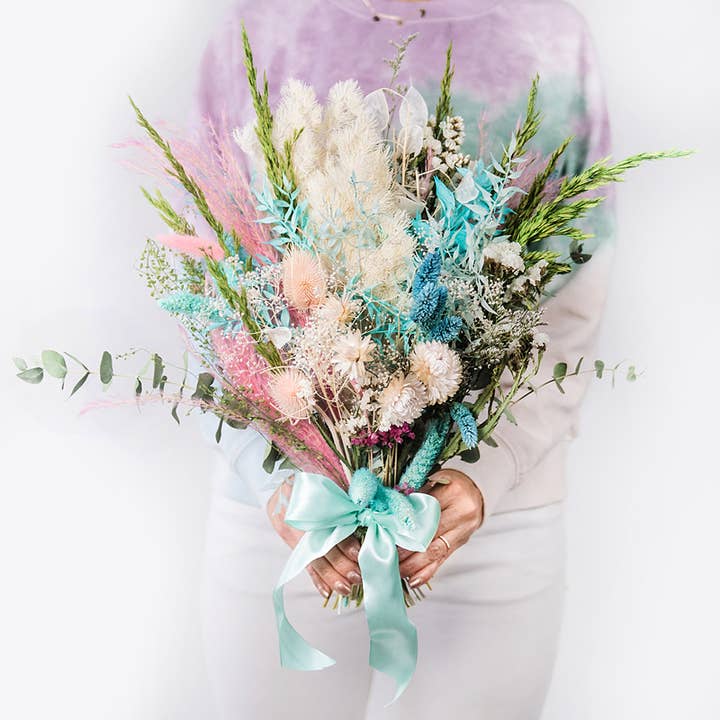 Zodiac Bouquet - Libra - Dried Flower Bouquet for wholesale by Seed Floral