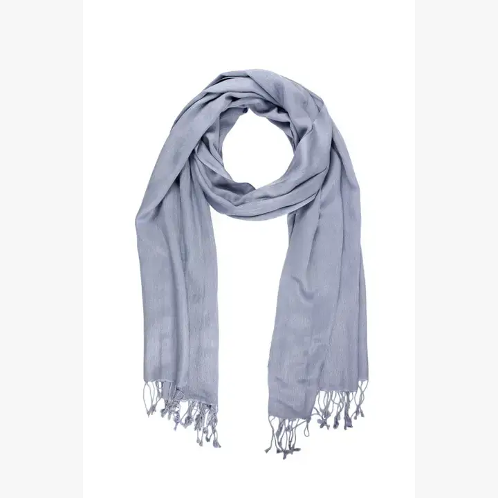 SAACHI - Wholesale Scarf - Women's - Cashmere Silk A Scarf With Eyelash Fringe31
