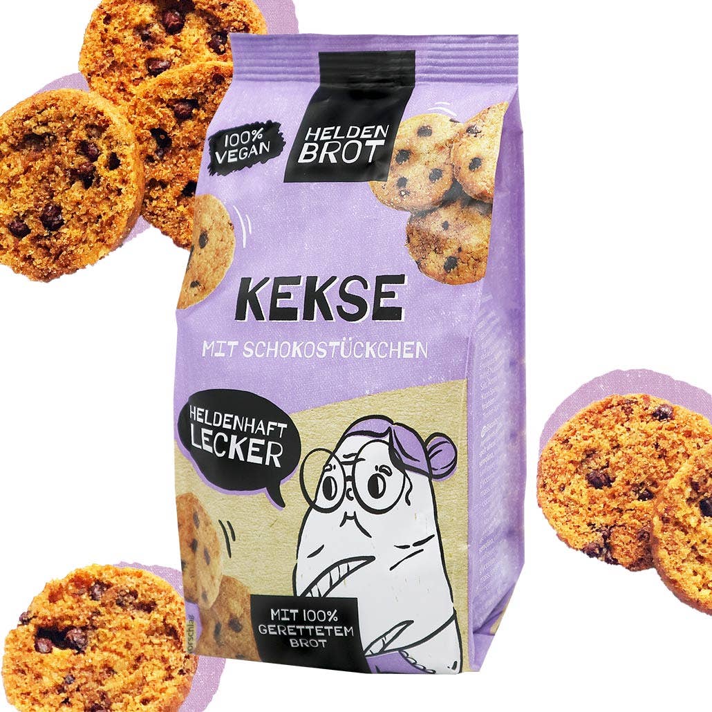 Heldenbrot - Wholesale Cookie - (Set of 6) Biscuits with Chocolate Chips | From Saved Bread1
