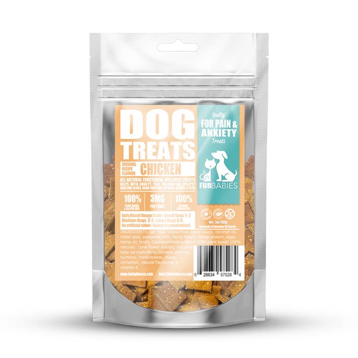 Chicken Plant Based dog treats for pain & anxiety 200g for wholesale by FurBabies Pet Products