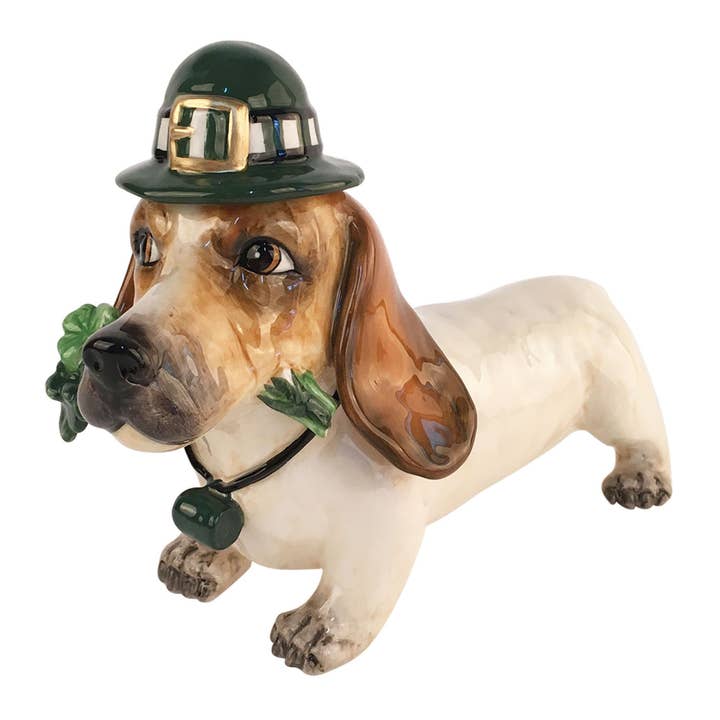 STATUETTA SHAMROCK HOUND per la vendita all'ingrosso da parte di Blue Sky Clayworks