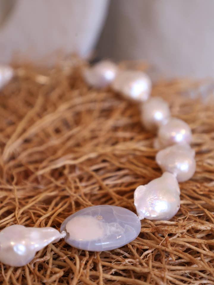 Short Baroque with Blue Opal for wholesale by Bittersweet Designs