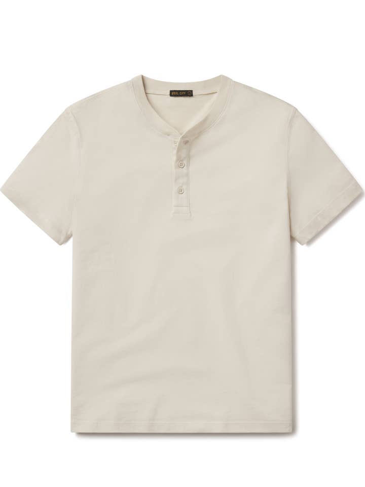 Steel City – wholesale T-shirt – Herr – Henley T-shirt1