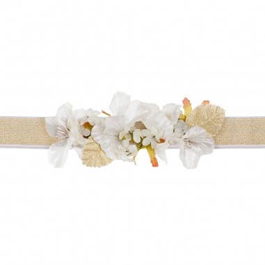 Julia Ivory Belt for wholesale by Flormoda