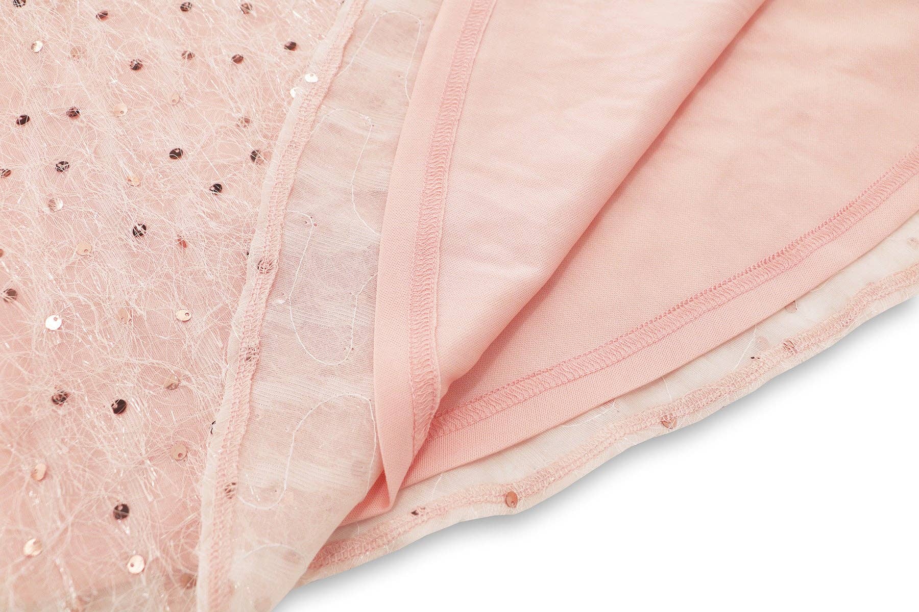 Marayn - Vendita all'ingrosso Vestito - Donna - Abito Mini con Paillettes a V Eleganza da Festa e Ballo26