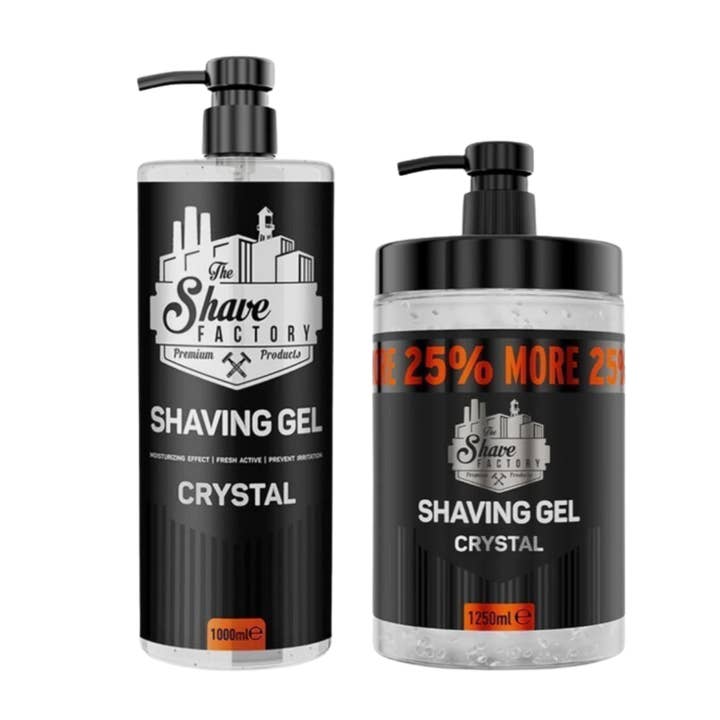 The Shave Factory Shaving Gel - Crystal for wholesale by Bladeworx NI LTD